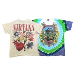 Vintage Movie Music Graphic Print Tshirts