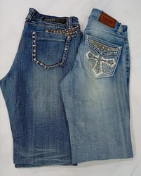 CR8057 Y2K Flare Jeans