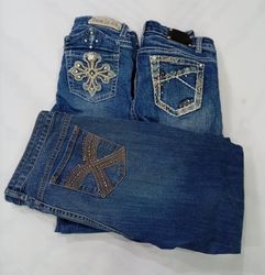 CR8058 Y2K Flare Jeans