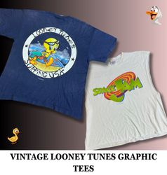 Vintage Looney Tunes Printed T-Shirts