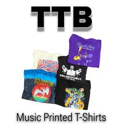 Music Printed T-Shirts     (TTB-54)