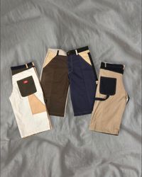 Upcycled Dickies Patch Shorts