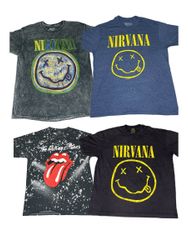 Nirvana and Roling Stones T-shirt | V-T455