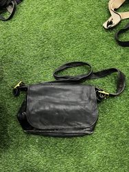 Leather coach bag