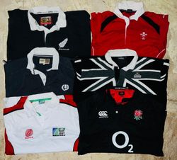Mix vintage club rugby shirts bundle 1