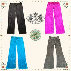 Hot Girl Throwback – Juicy Couture Y2K Velour Pant..
