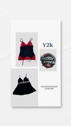 Y2K Twisted Fantasy Cami Tops