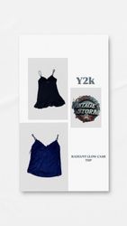Y2K Radiant Glow Cami Tops