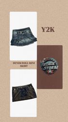 Y2K Denim Doll Skirts