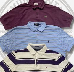 Ralph Lauren, tommy and lacoste polo