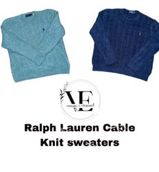 Ralph Lauren Cable Knit sweaters