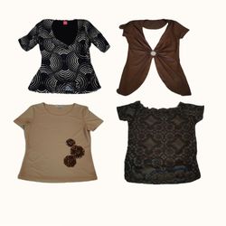 Y2K Grunge & Whimsigoth Earth Tone Top Bundle
( ST..