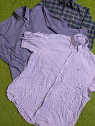 Upcycle polo Ralph Lauren button-up shirt's