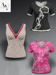 Retro Y2K Aesthetic Tops Bundle