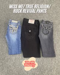 Miss Me/ True Religion/ Rock Revival Pants - (03/0..