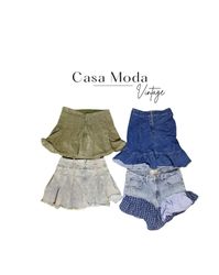 020526-8 Denim mini skirts 10 Pcs