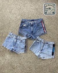 Upcycled Denim Reebok Nike Adidas Shorts