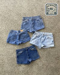 Upcycled Denim Hot Shorts