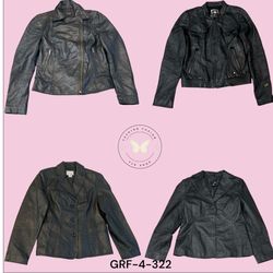 Look Genuine Leather Biker women  jacket Fashion O..