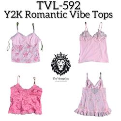 Y2K Romantic Vibe Tops (TVL-592)