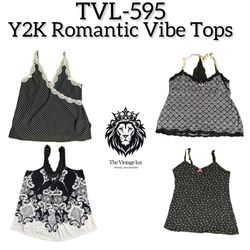 Y2K Romantic Vibe Tops (TVL-595)