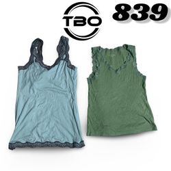 Y2k Lace trim cami tops#839