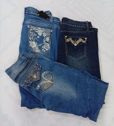 CR8095 Y2K Flare Jeans