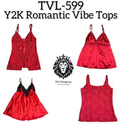 Y2K Romantic Vibe Tops (TVL-599)