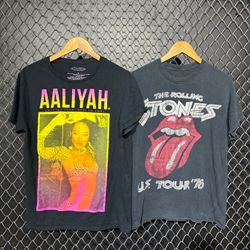 Vintage Music Band T-Shirt – Graphic Print (fnc 48..
