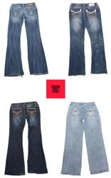 DESIGNER Y2K INSPIRED JEANS BRAND'S INCLUDED BKE,Y..