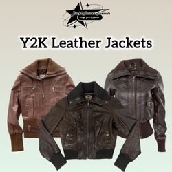Y2K Unique Leather Jackets (REP)