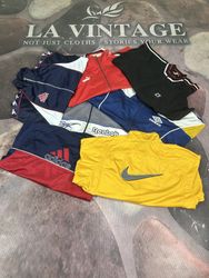Vintage branded track jackets foot ball club