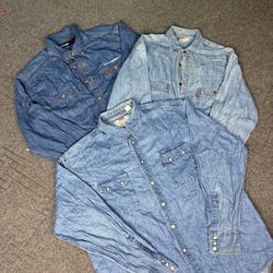 LLW Men Denim Shirts (Cv:133)