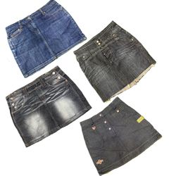 Y2K Edgy Girl Denim Mini Skirts RW-1910