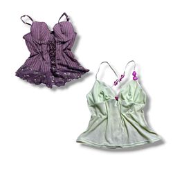 Trendy camisole tops for women Y2K style