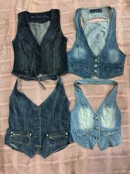 Denim waistcoat 20 pieces