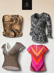 Y2k half sleeve & tops trendy women fashion collec..