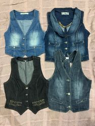 Denim waistcoat 20 pieces