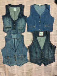 Denim waistcoat 20 pieces