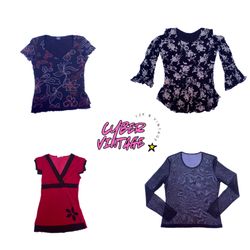 Y2K Aesthetic Women’s Tops (MH-018)