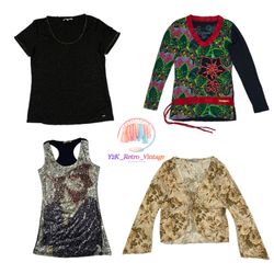 Y2K Mix Stylish Tops ( 069 )