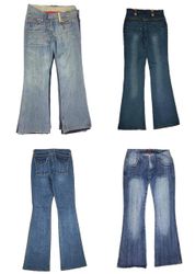 Y2K Cybergirl Flared Jeans