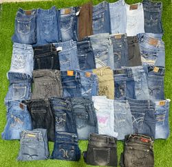 Y2K bootcut flared low rise jeans
