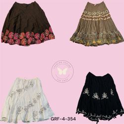 Women’s Y2K Cotton Maxi Skirt – Casual Streetwear ..