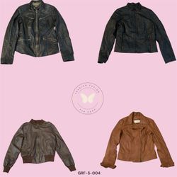 Veste en cuir Y2K Premium - Renaissance classique ..