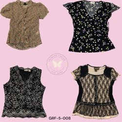 Women’s Vintage Y2K Print Top – Comfortable Everyd..