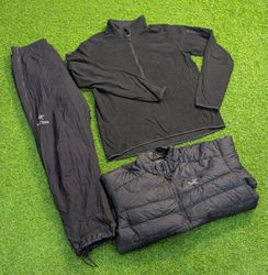 7588 - Arc'teryx Track, Puffer jacket,¼ zip and Tr..