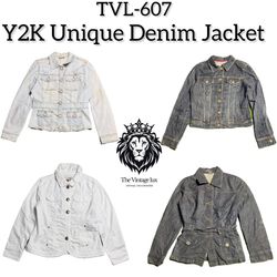 Y2K Unique Denim Jacket (TVL-607)
