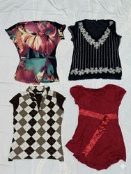 Y2K tops blouses 19 pcs