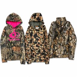 Camo/ Jungle Print Jackets and Sweatshirts